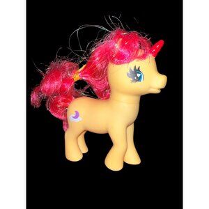 Lot of 2 Gi-Go Wonder Ponies Orange With Moon & Blue With‎ Bee Marked 03-16-81